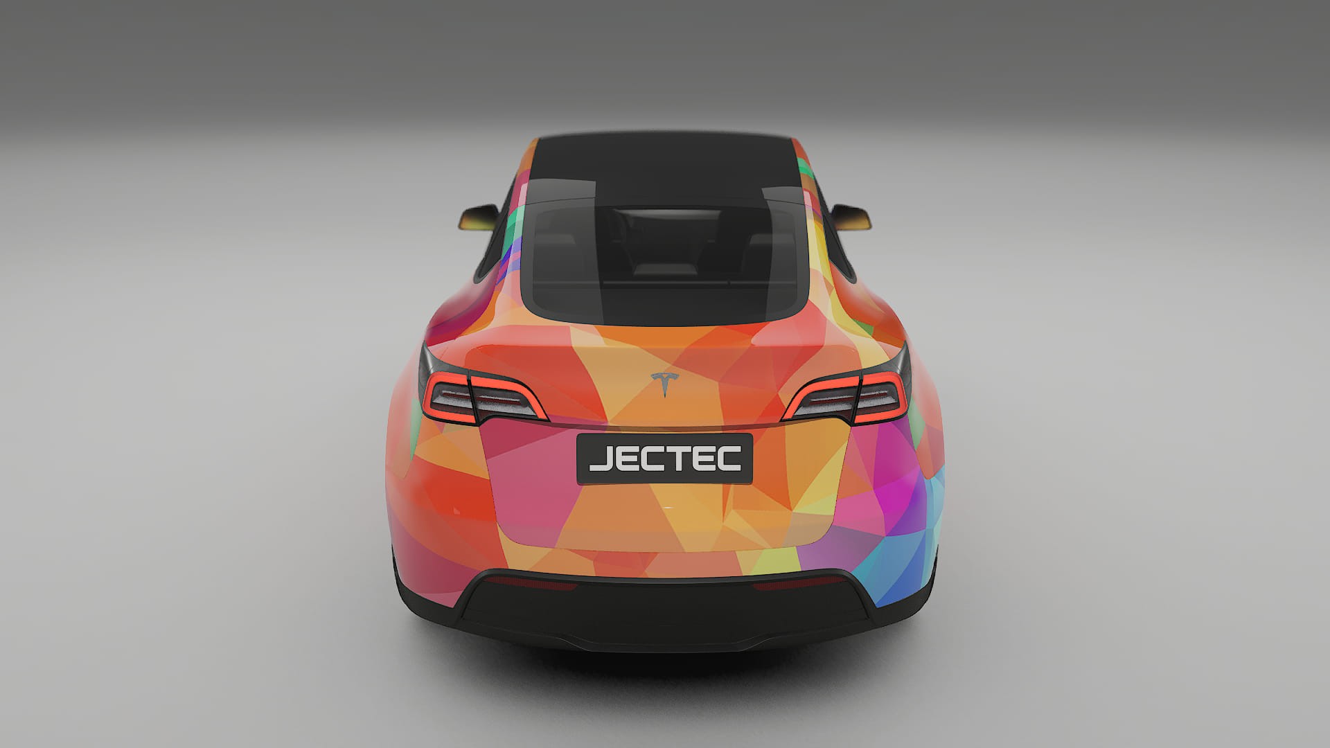 Tesla Model Y VECTOR VIBE – Tervezett Wrap PPF készlet nyomtatható poliuretán fóliából