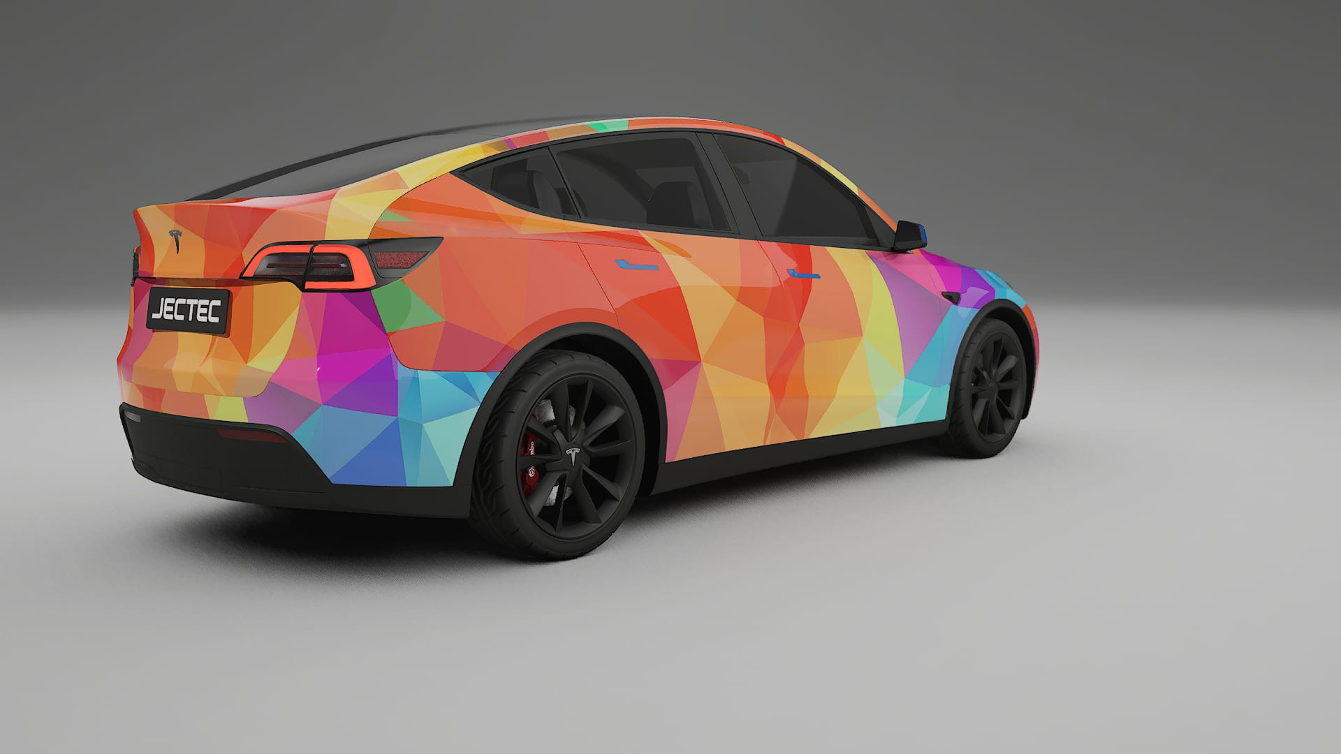 Tesla Model Y VECTOR VIBE – Tervezett Wrap PPF készlet nyomtatható poliuretán fóliából