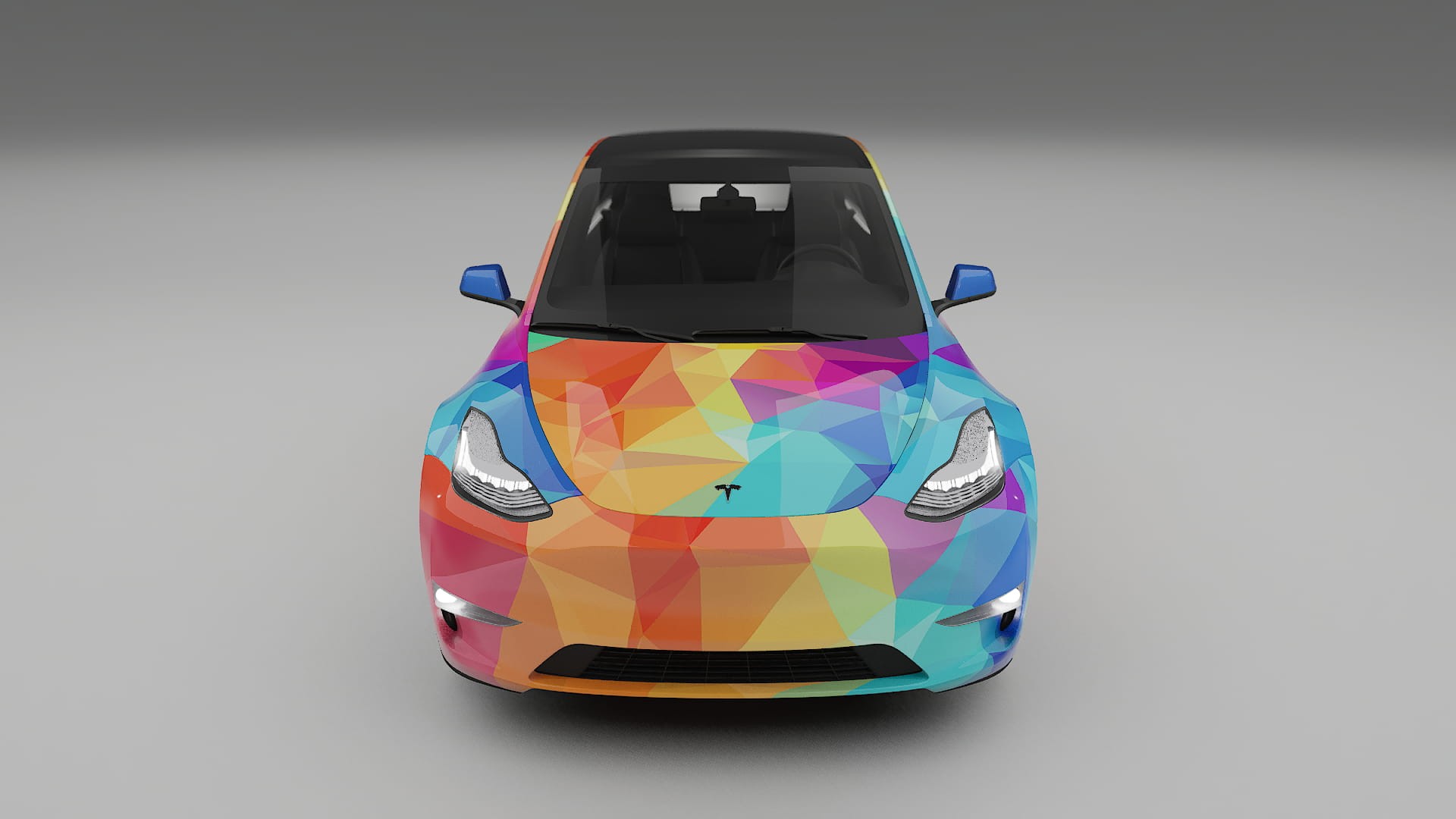 Tesla Model Y VECTOR VIBE – Tervezett Wrap PPF készlet nyomtatható poliuretán fóliából