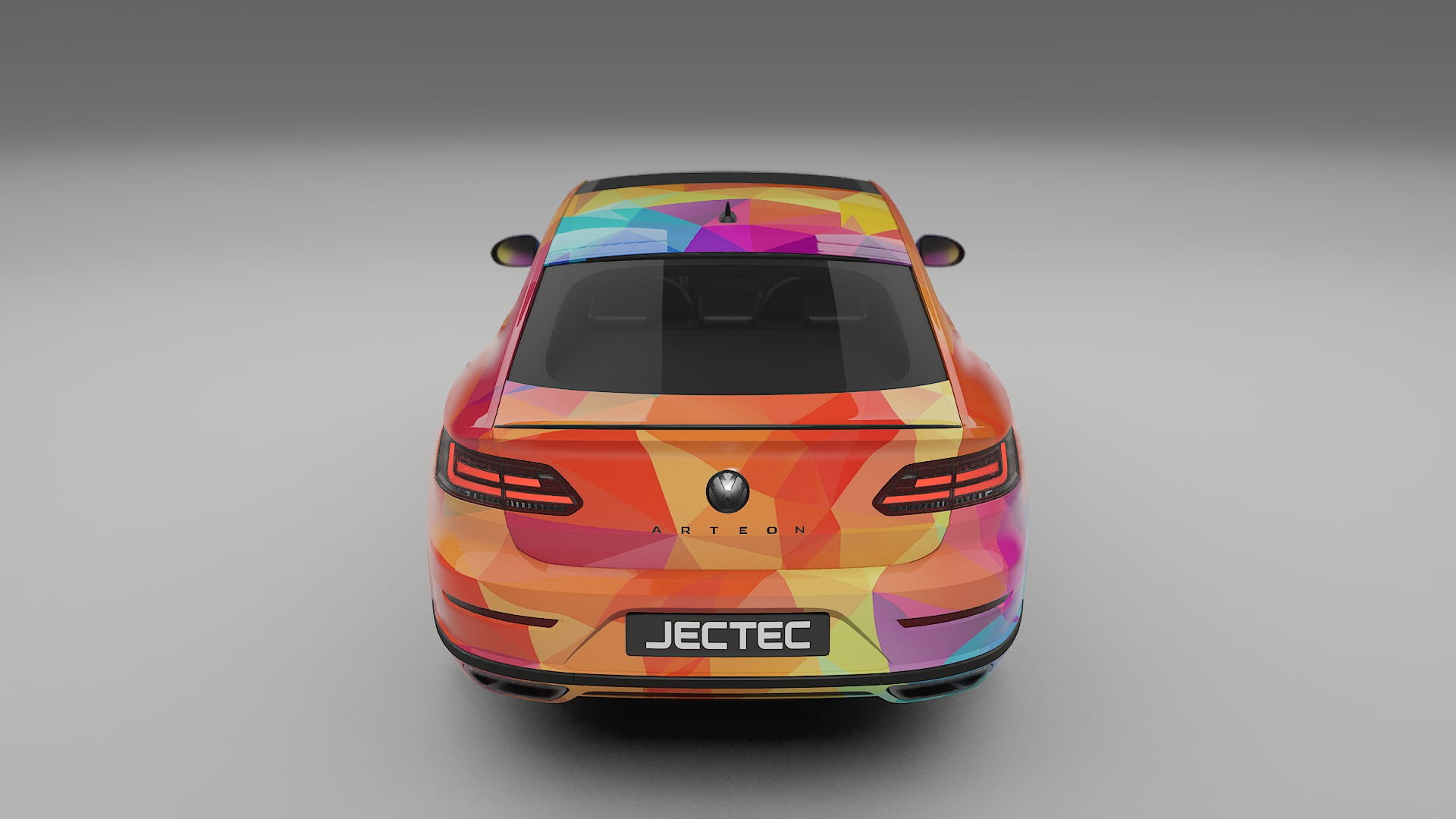 VW Arteon R 3H prefacelift pre-LCI VECTOR VIBE – Tervezett Wrap PPF készlet nyomtatható poliuretán fóliából