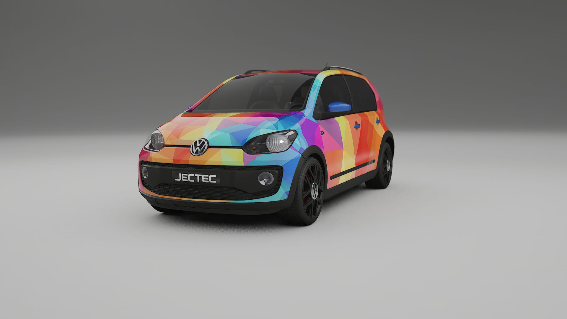 VW Cross Up VECTOR VIBE – Tervezett Wrap PPF készlet nyomtatható poliuretán fóliából