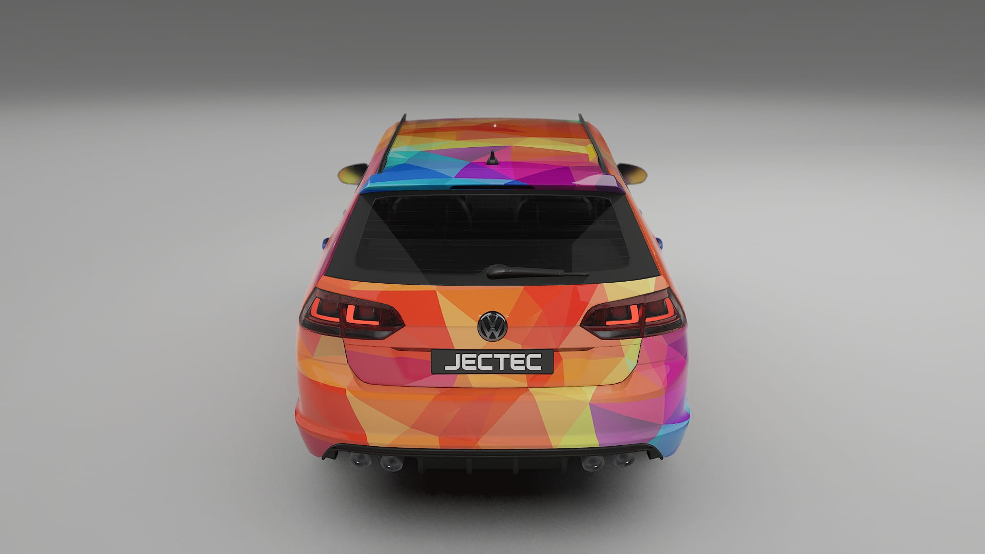 VW Golf Variant Mk7 VECTOR VIBE – Tervezett Wrap PPF készlet nyomtatható poliuretán fóliából