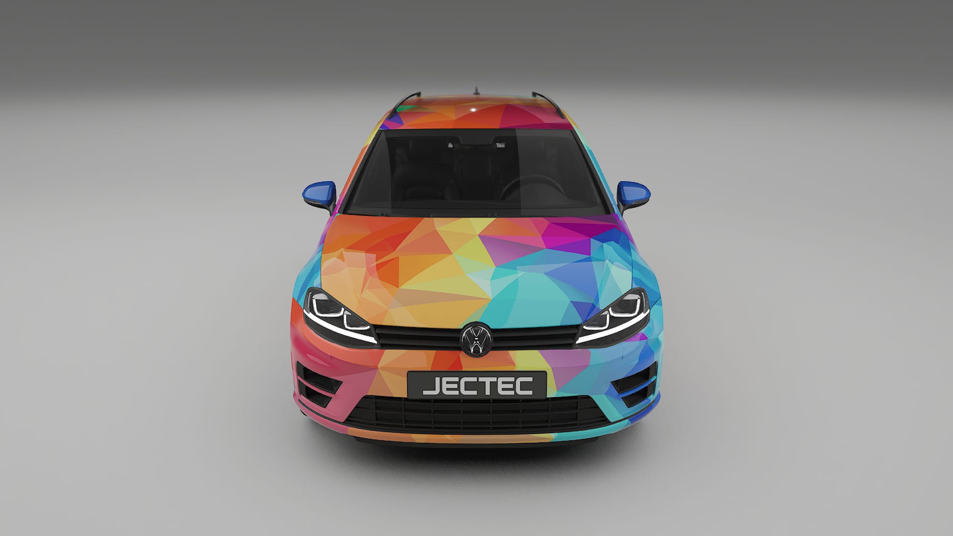 VW Golf Variant Mk7 VECTOR VIBE – Tervezett Wrap PPF készlet nyomtatható poliuretán fóliából