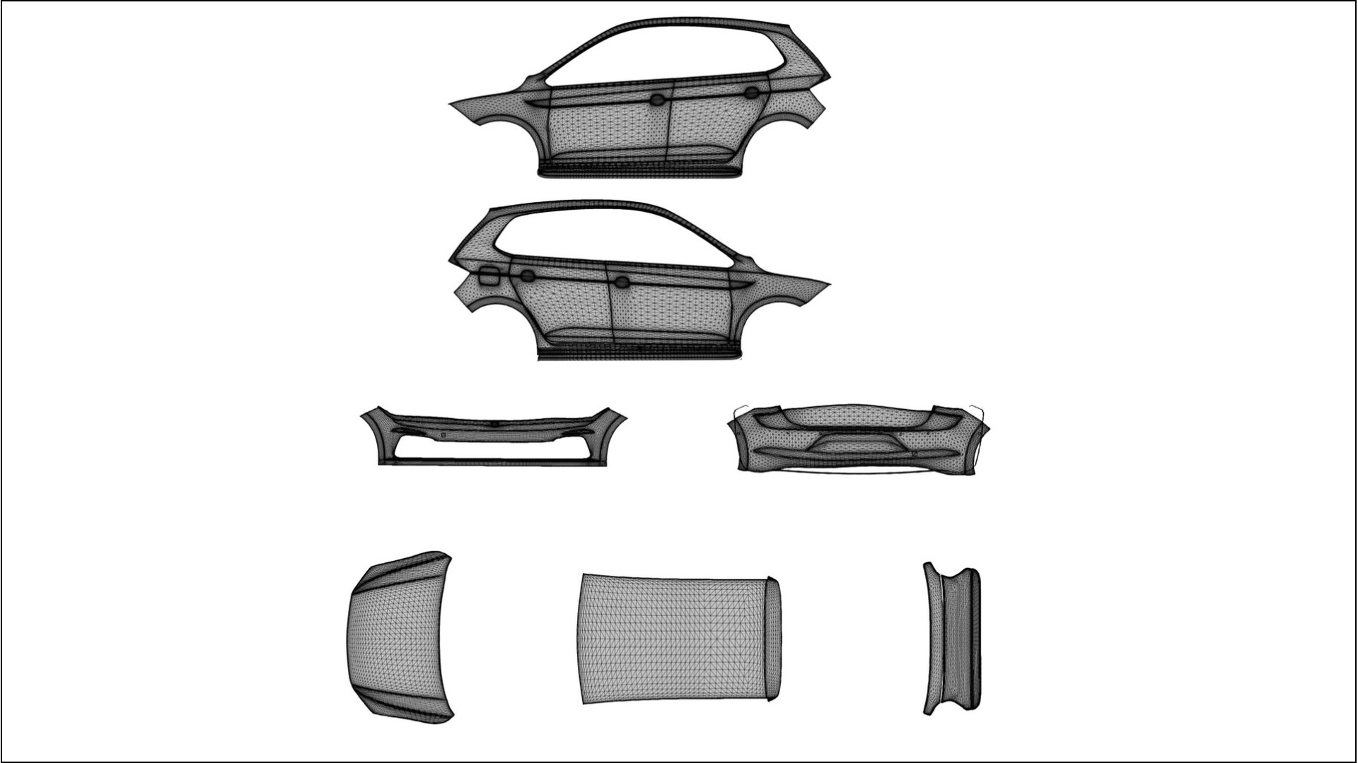 VW Polo GTI VI VECTOR VIBE – Tervezett Wrap PPF készlet nyomtatható poliuretán fóliából 2