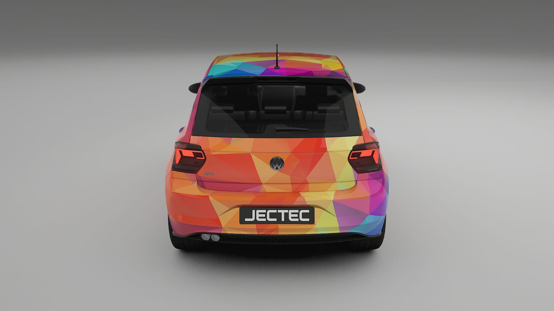 VW Polo GTI VI VECTOR VIBE – Tervezett Wrap PPF készlet nyomtatható poliuretán fóliából