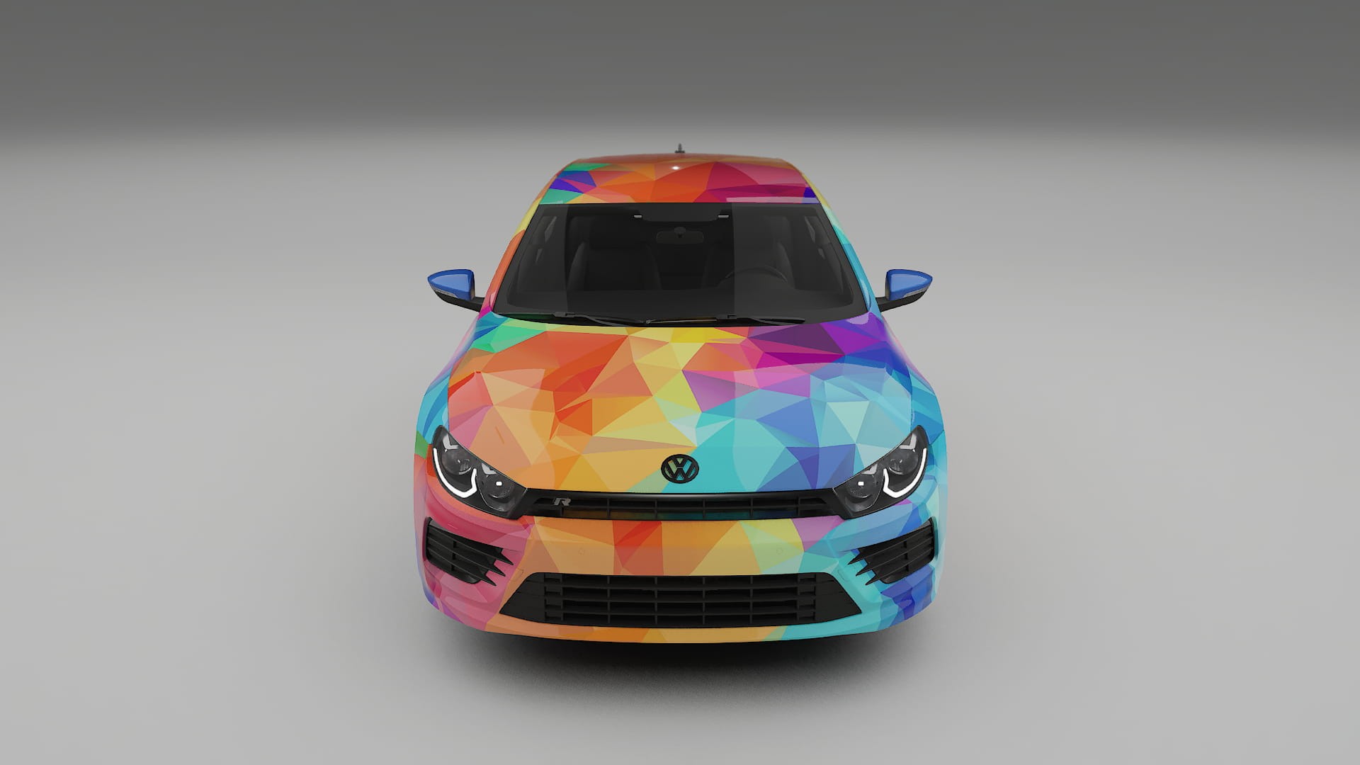 VW Scirocco R III VECTOR VIBE – Tervezett Wrap PPF készlet nyomtatható poliuretán fóliából