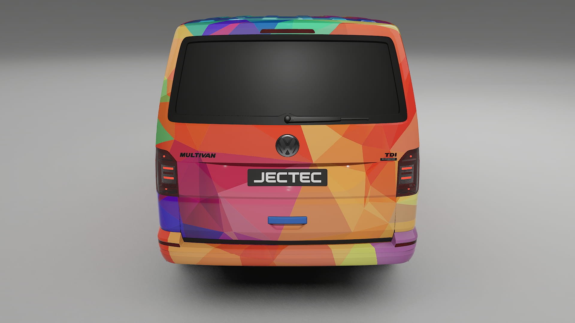 VW Transporter T6 Multivan VECTOR VIBE – Tervezett Wrap PPF készlet nyomtatható poliuretán fóliából