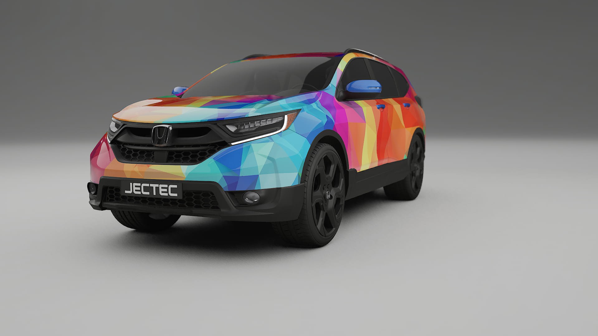 Honda CRV Touring prefacelift pre-LCI VECTOR VIBE – Tervezett Wrap PPF készlet nyomtatható poliuretán fóliából