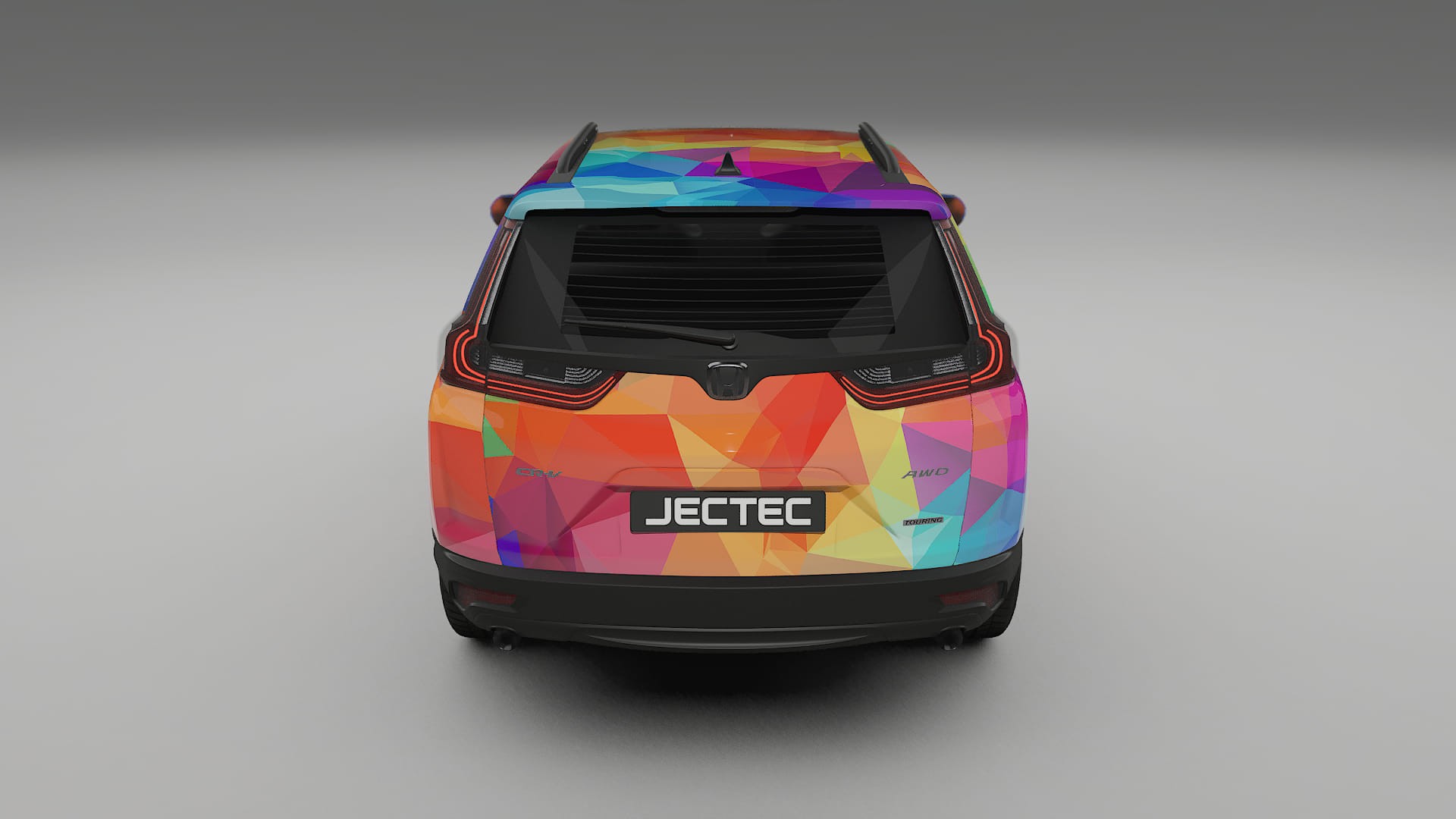 Honda CRV Touring prefacelift pre-LCI VECTOR VIBE – Tervezett Wrap PPF készlet nyomtatható poliuretán fóliából