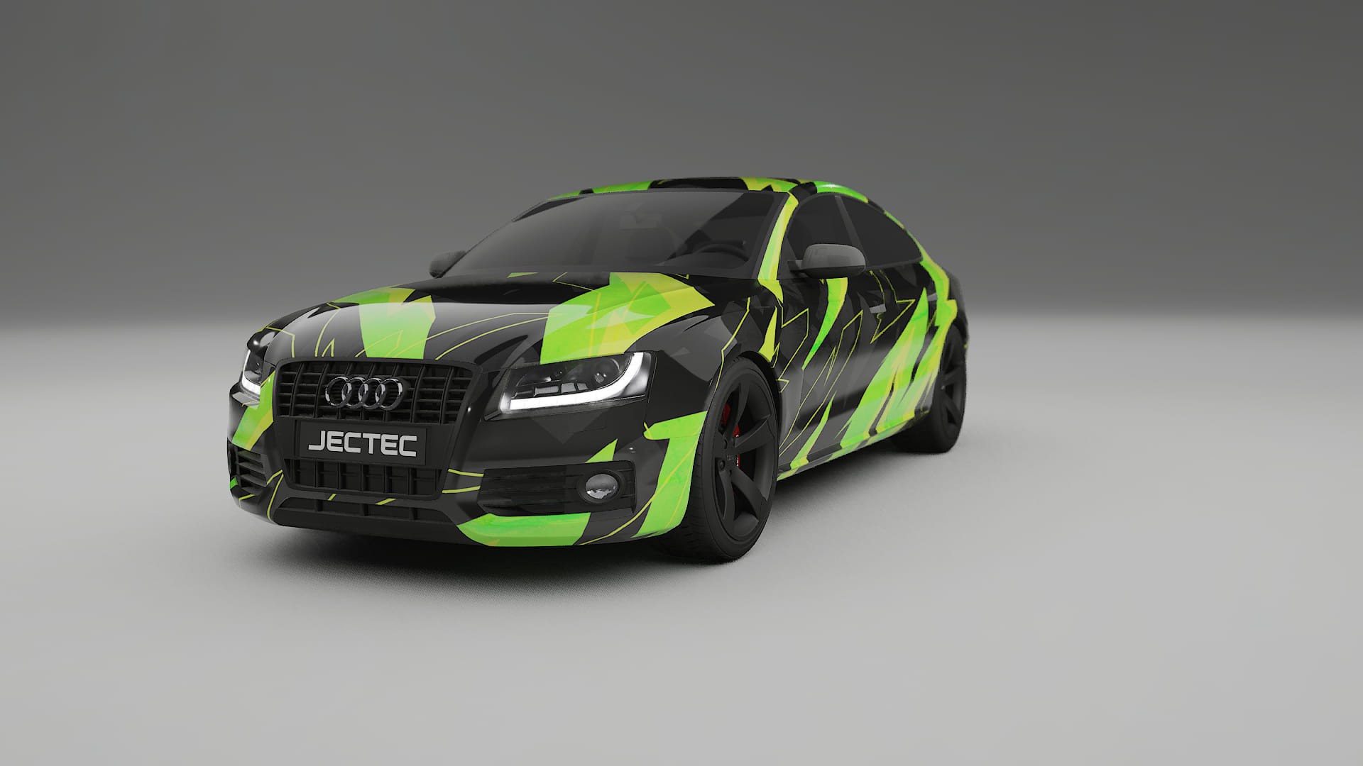 Audi A5 8T Sportback prefacelift pre-LCI NINJA TURTLES – Tervezett Wrap PPF készlet nyomtatható poliuretán fóliából