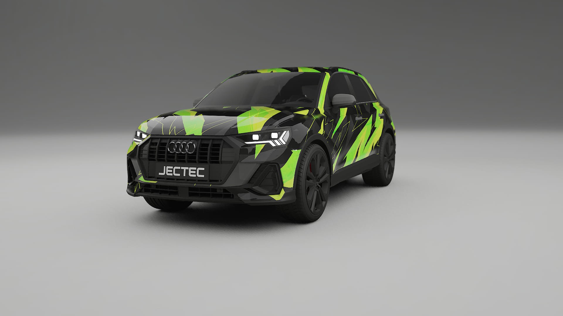 Audi Q3 S-Line F3 NINJA TURTLES – Tervezett Wrap PPF készlet nyomtatható poliuretán fóliából