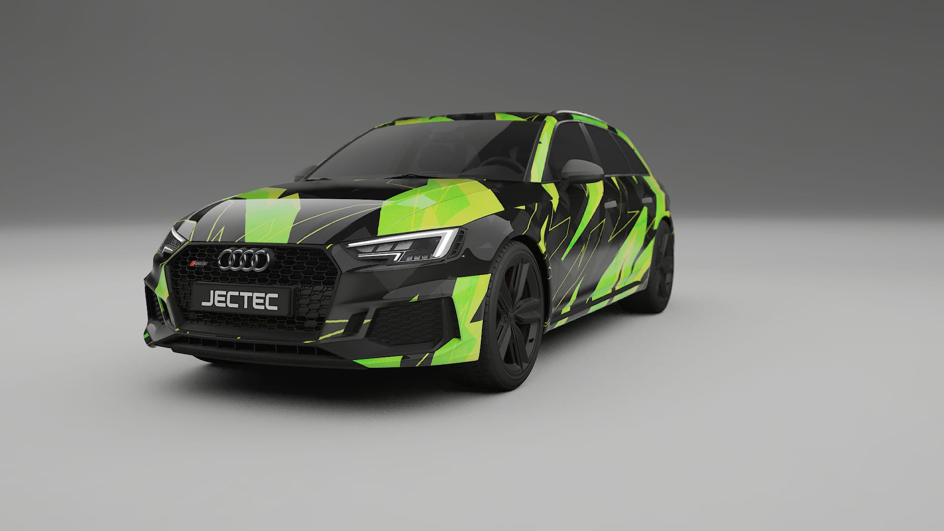 Audi RS4 Avant B9 prefacelift pre-LCI NINJA TURTLES – Tervezett Wrap PPF készlet nyomtatható poliuretán fóliából