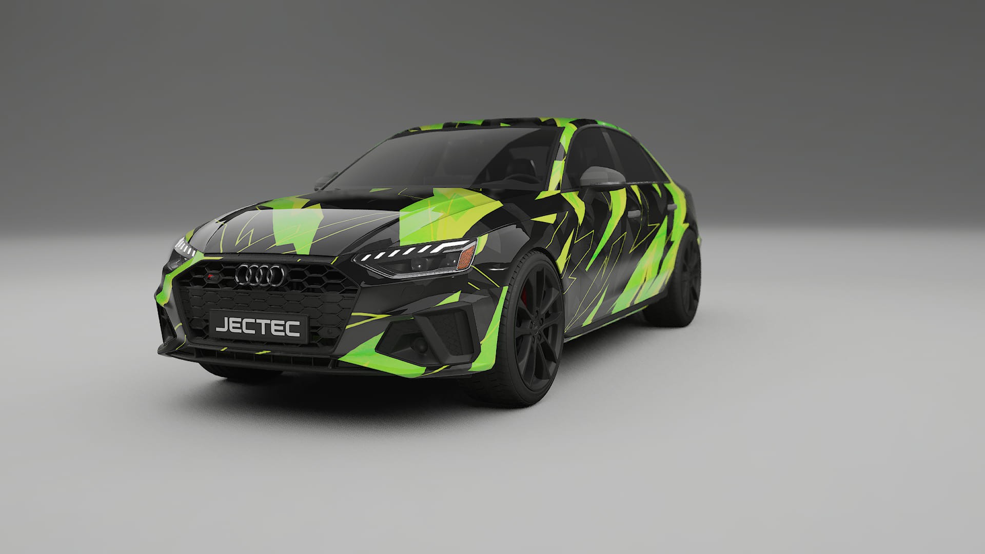 Audi S4 Sedan B9 facelift LCI NINJA TURTLES – Tervezett Wrap PPF készlet nyomtatható poliuretán fóliából