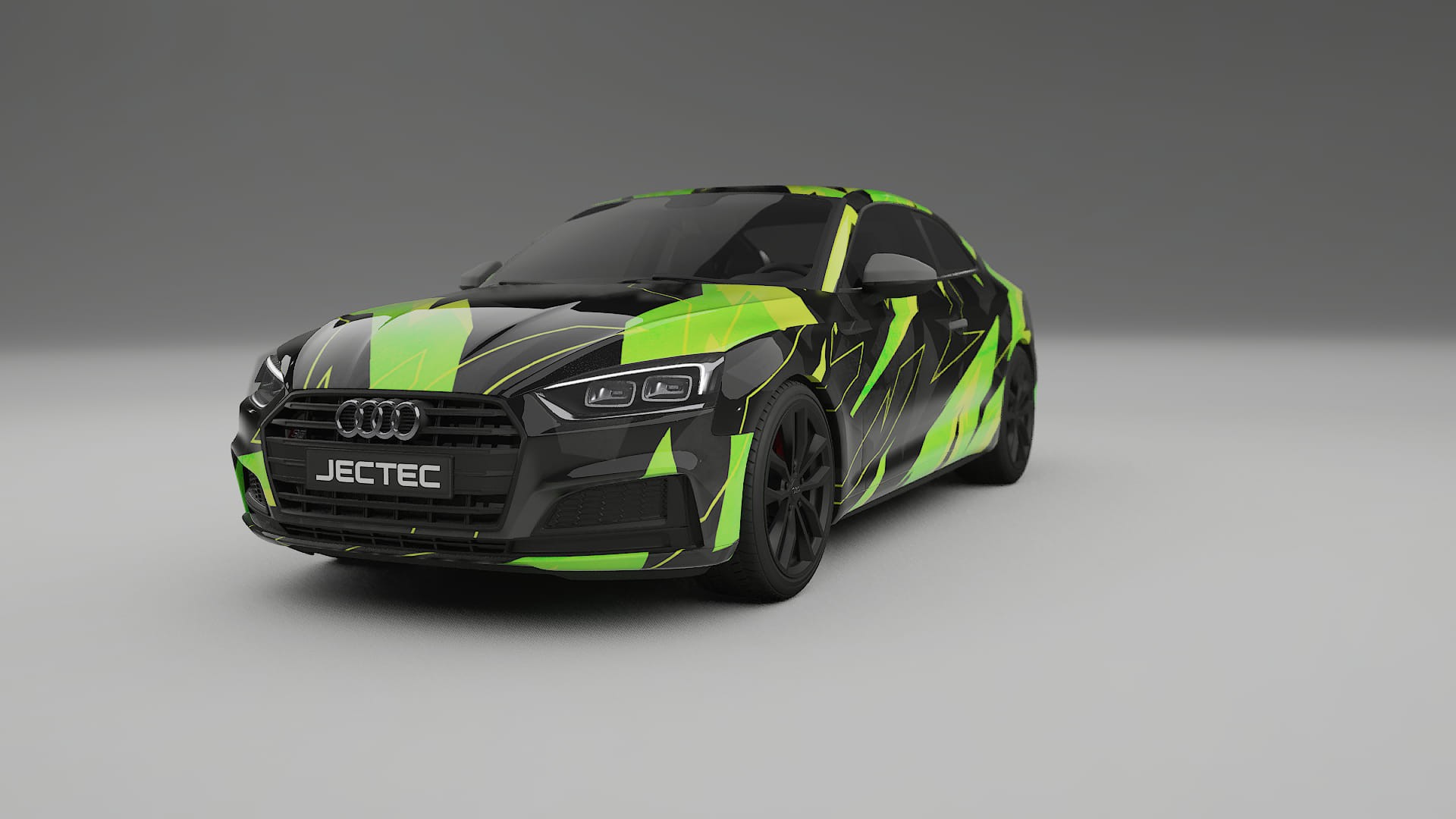Audi S5 B9 prefacelift pre-LCI NINJA TURTLES – Tervezett Wrap PPF készlet nyomtatható poliuretán fóliából