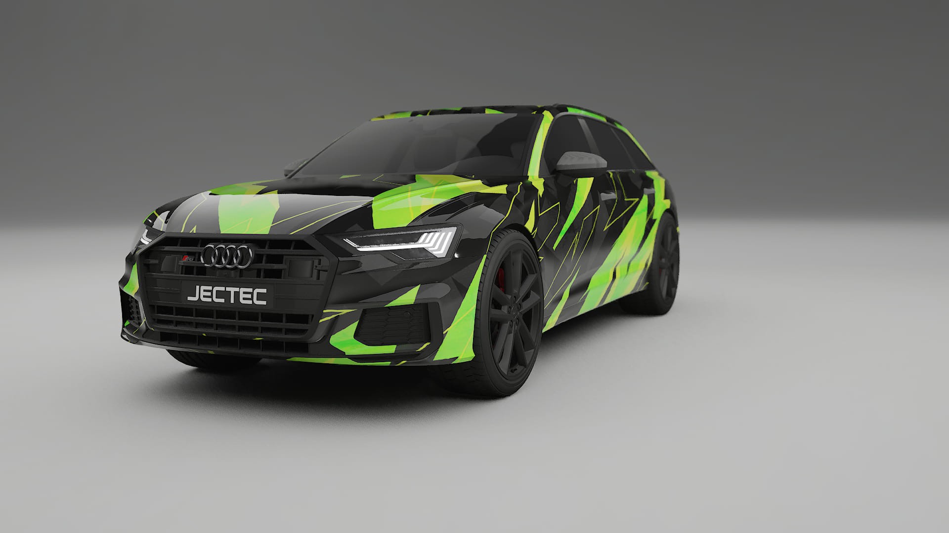 Audi S6 Avant prefacelift pre-LCI C8 NINJA TURTLES – Tervezett Wrap PPF készlet nyomtatható poliuretán fóliából