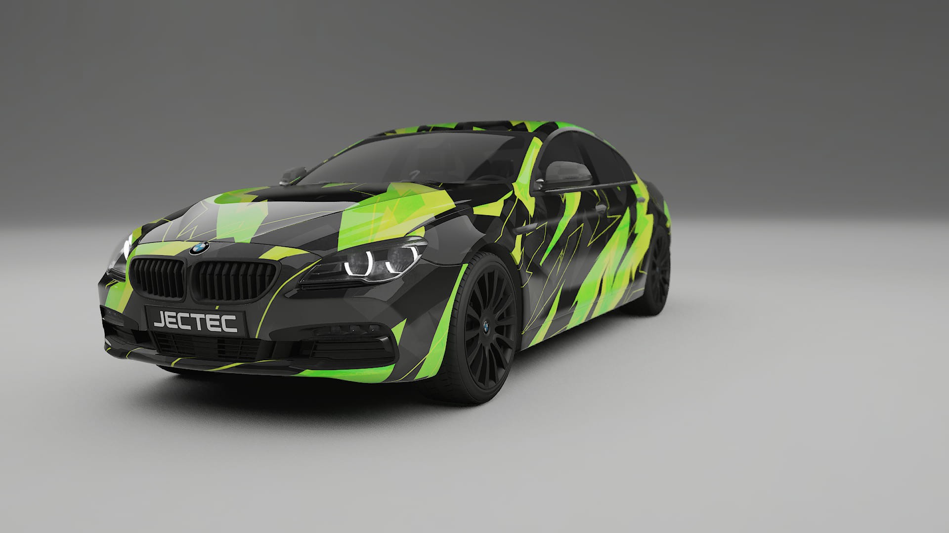 BMW 6 F06 NINJA TURTLES – Tervezett Wrap PPF készlet nyomtatható poliuretán fóliából