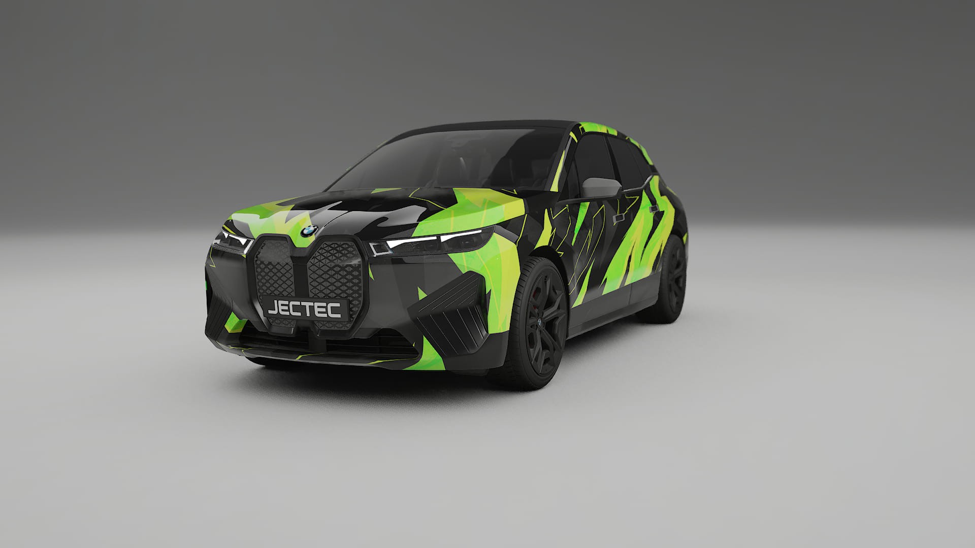 BMW iX M60 NINJA TURTLES – Tervezett Wrap PPF készlet nyomtatható poliuretán fóliából