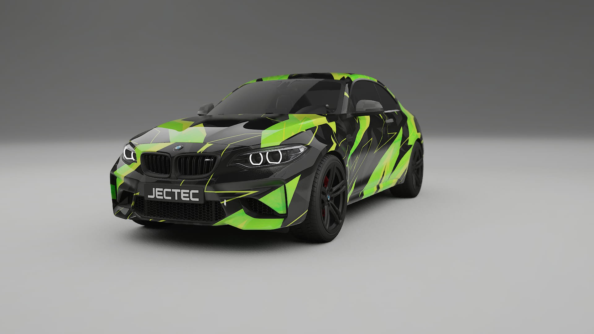 BMW M2 F87 facelift LCI NINJA TURTLES – Tervezett Wrap PPF készlet nyomtatható poliuretán fóliából