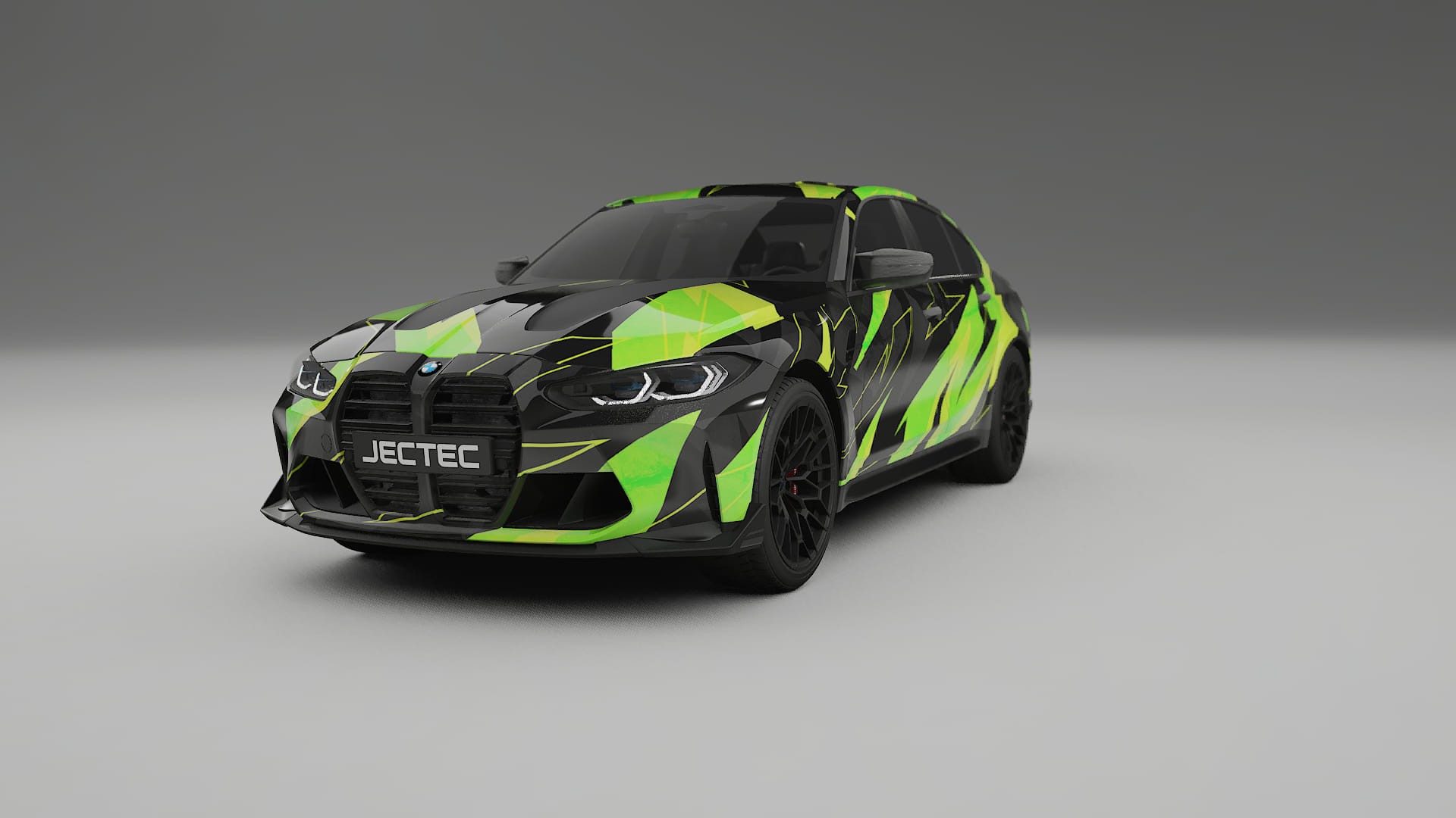 BMW M3 G80 Competition CS NINJA TURTLES – Tervezett Wrap PPF készlet nyomtatható poliuretán fóliából