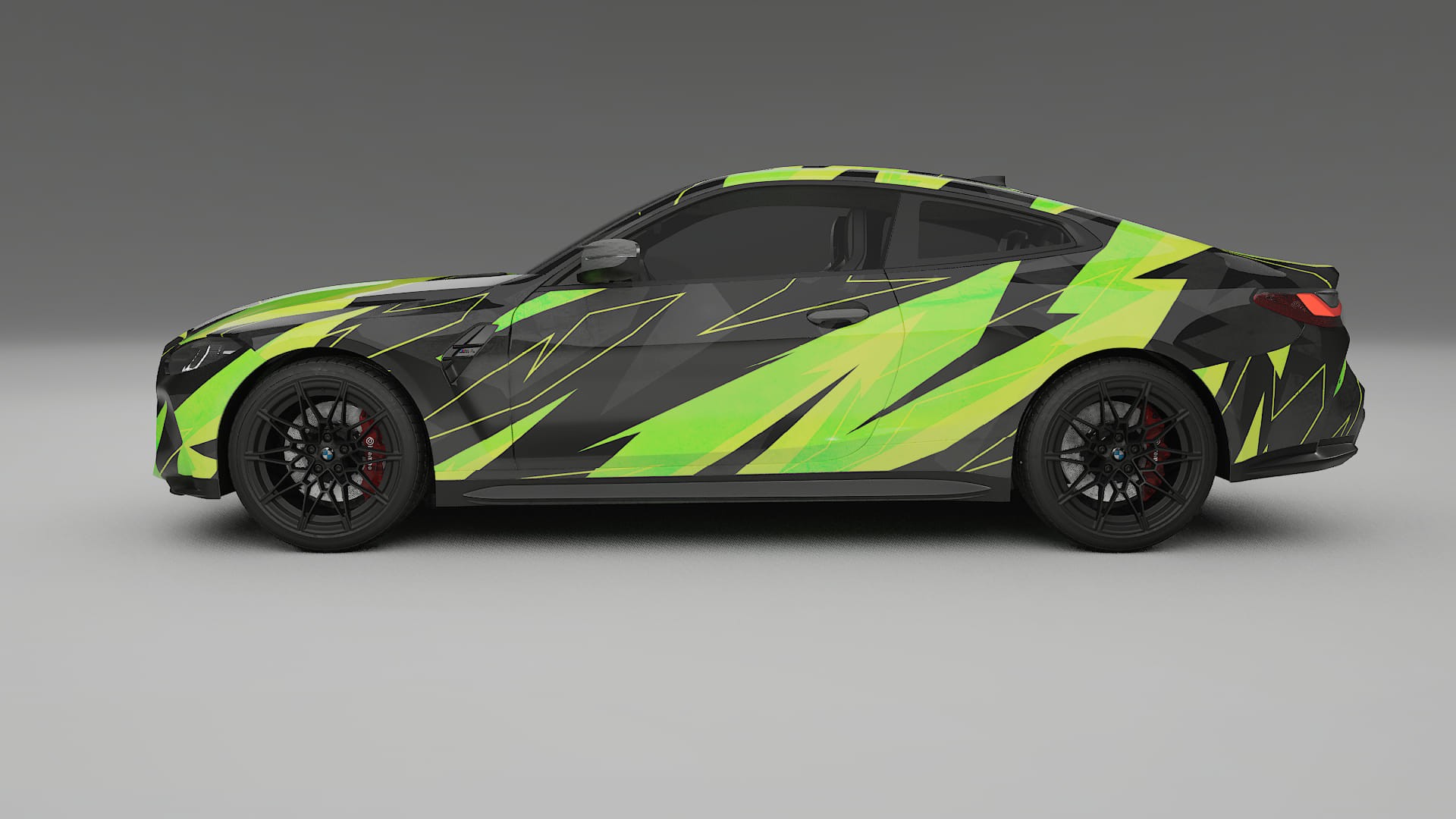 BMW M4 G82 NINJA TURTLES – Tervezett Wrap PPF készlet nyomtatható poliuretán fóliából