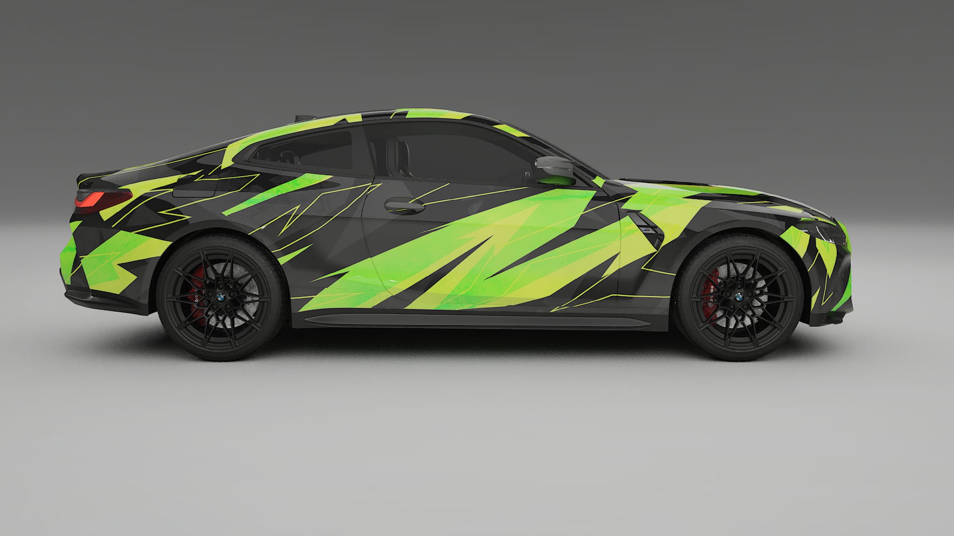 BMW M4 G82 NINJA TURTLES – Tervezett Wrap PPF készlet nyomtatható poliuretán fóliából