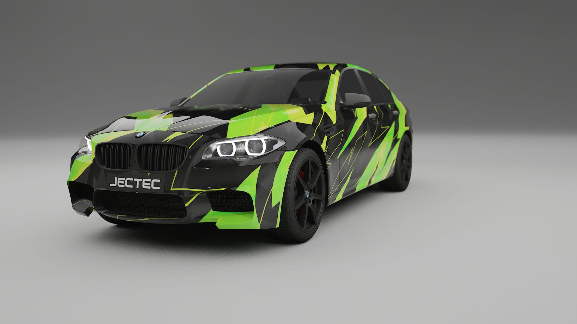 BMW M5 F10 NINJA TURTLES – Tervezett Wrap PPF készlet nyomtatható poliuretán fóliából