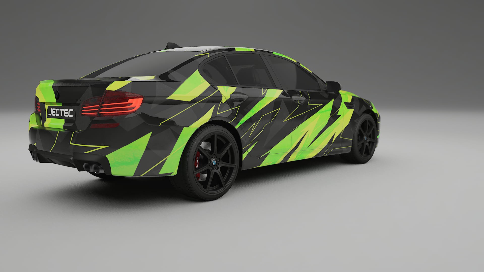 BMW M5 F10 NINJA TURTLES – Tervezett Wrap PPF készlet nyomtatható poliuretán fóliából