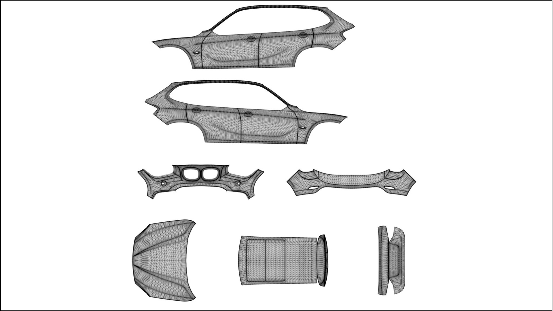 BMW X1 E84 NINJA TURTLES – Tervezett Wrap PPF készlet nyomtatható poliuretán fóliából