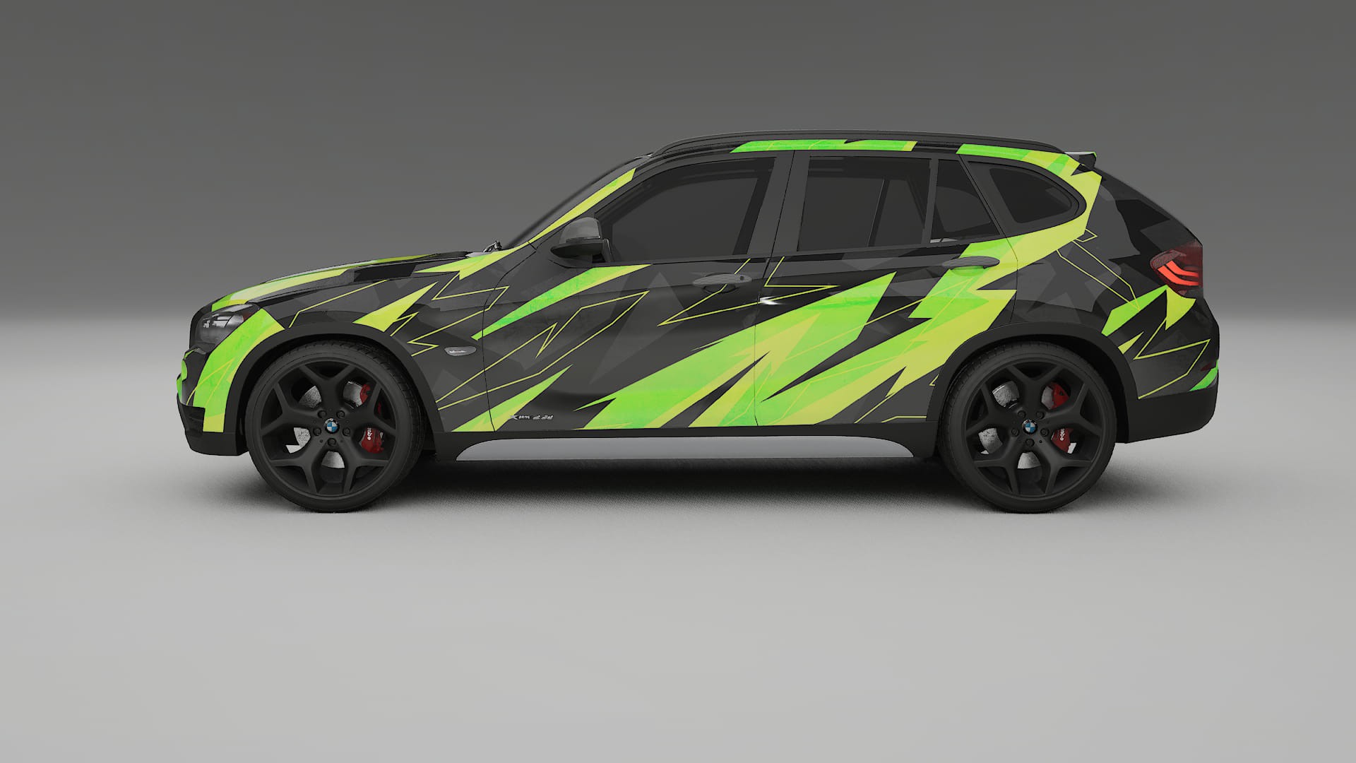 BMW X1 E84 NINJA TURTLES – Tervezett Wrap PPF készlet nyomtatható poliuretán fóliából