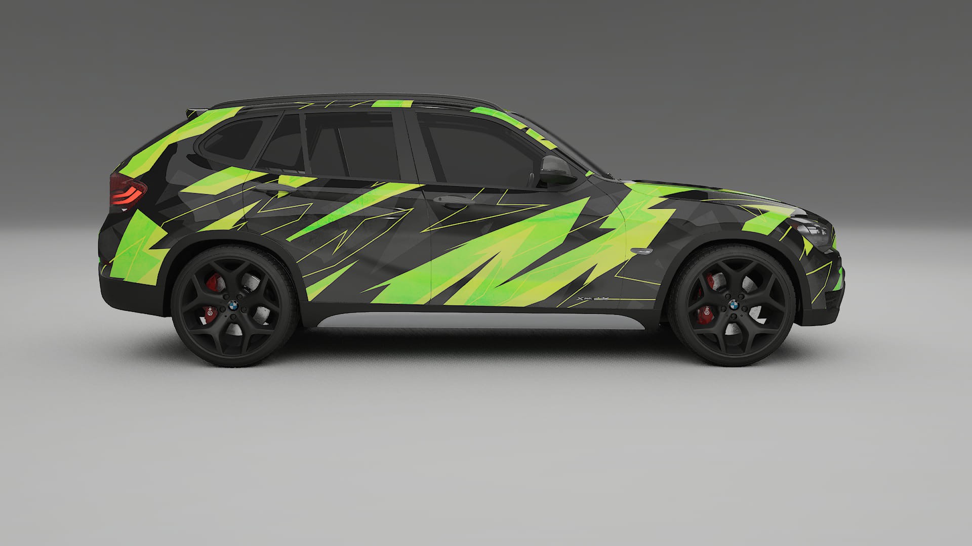 BMW X1 E84 NINJA TURTLES – Tervezett Wrap PPF készlet nyomtatható poliuretán fóliából