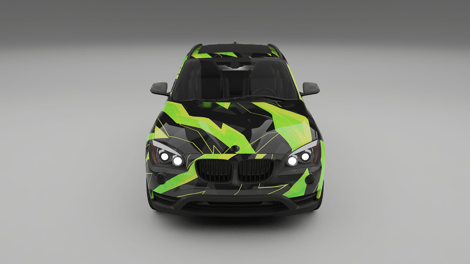 BMW X1 E84 NINJA TURTLES – Tervezett Wrap PPF készlet nyomtatható poliuretán fóliából