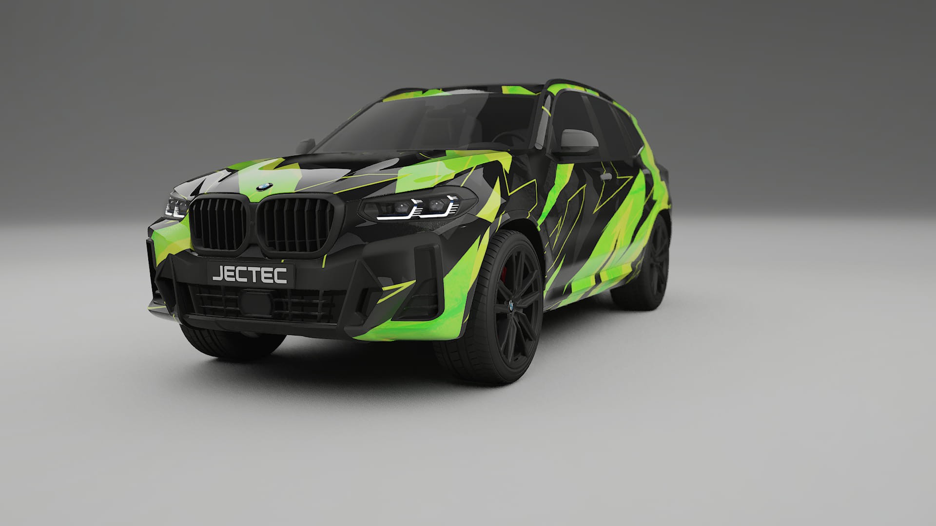 BMW X3 G01 facelift NINJA TURTLES – Tervezett Wrap PPF készlet nyomtatható poliuretán fóliából