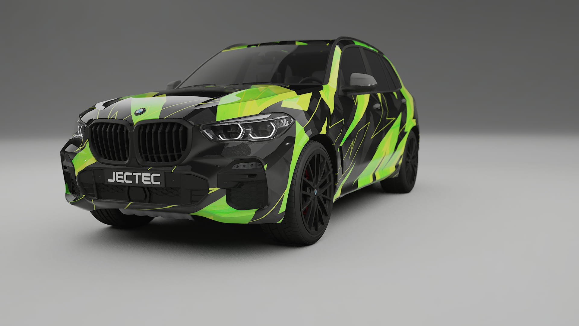 BMW X5 G05 M-Sport NINJA TURTLES – Tervezett Wrap PPF készlet nyomtatható poliuretán fóliából