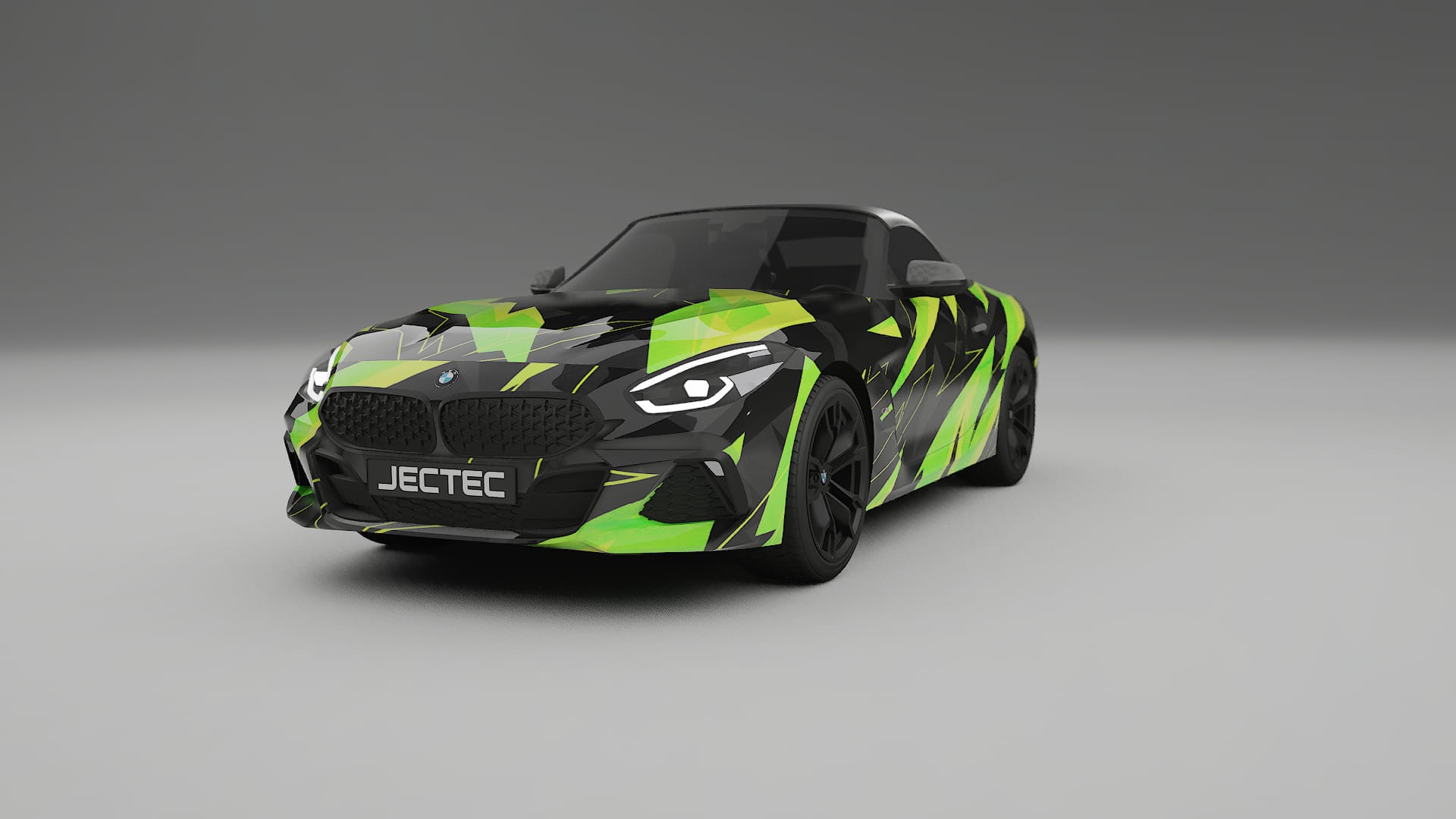 BMW Z4 G29 M40i First edition roadster NINJA TURTLES – Tervezett Wrap PPF készlet nyomtatható poliuretán fóliából