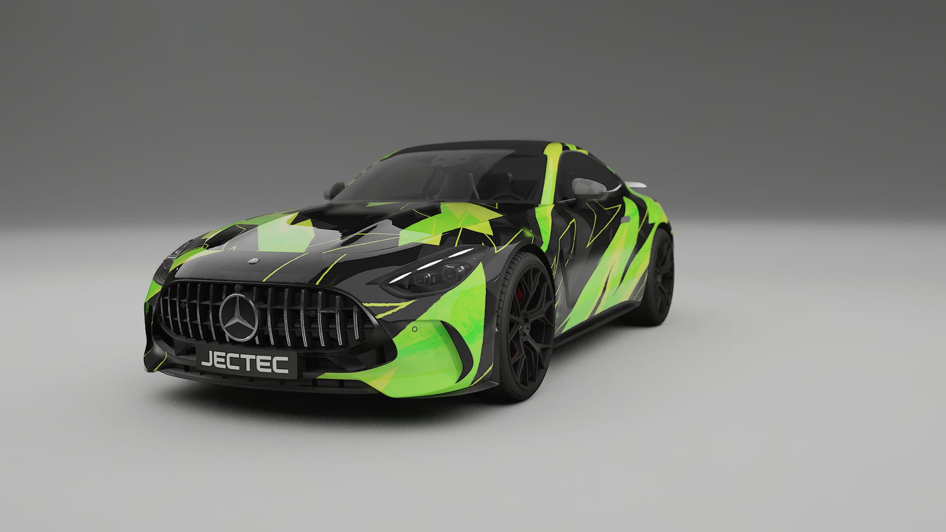 Mercedes AMG GT Coupe C192 NINJA TURTLES – Tervezett Wrap PPF készlet nyomtatható poliuretán fóliából