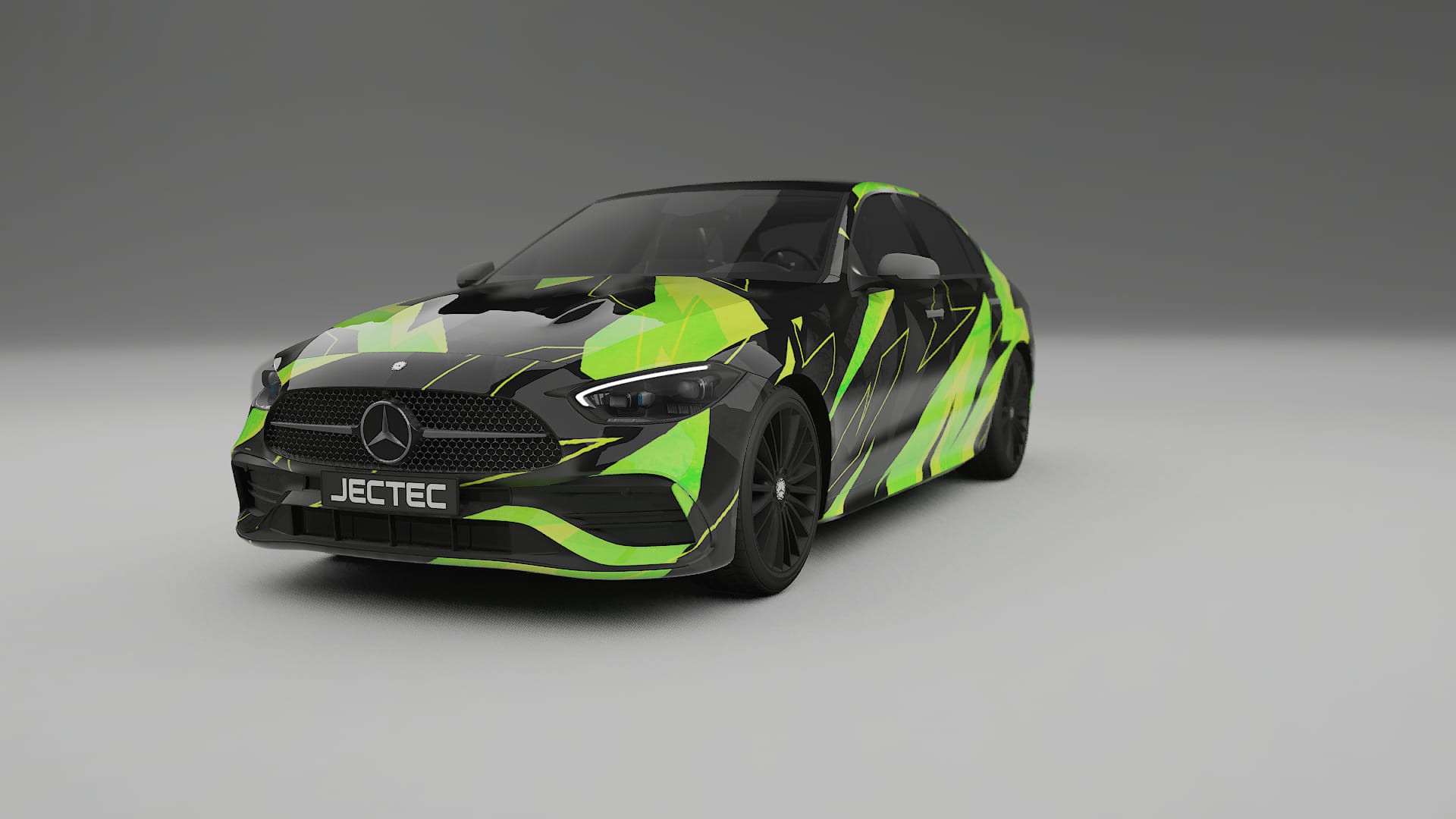 Mercedes C-class W206 NINJA TURTLES – Tervezett Wrap PPF készlet nyomtatható poliuretán fóliából