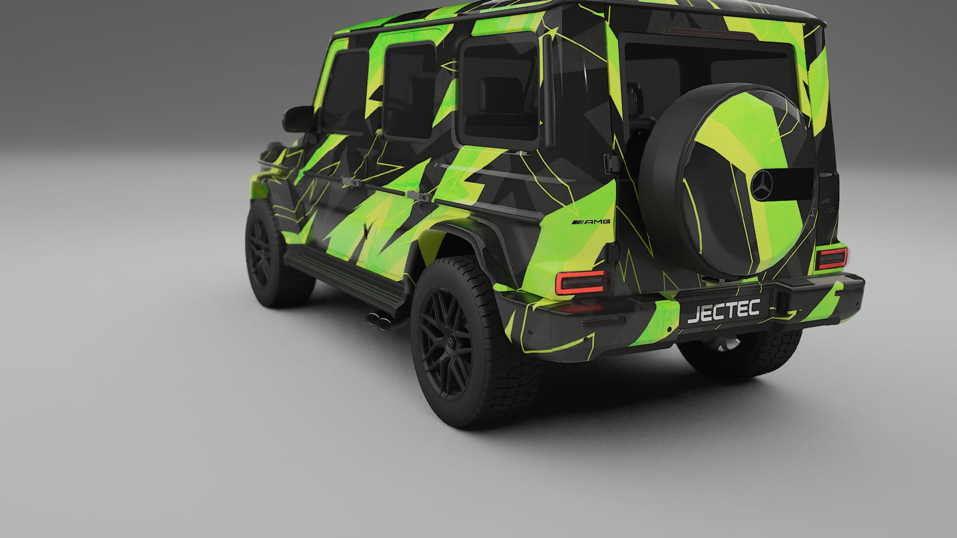 Mercedes G63 AMG W463A NINJA TURTLES – Tervezett Wrap PPF készlet nyomtatható poliuretán fóliából