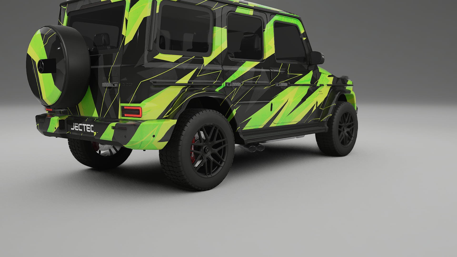 Mercedes G63 AMG W463A NINJA TURTLES – Tervezett Wrap PPF készlet nyomtatható poliuretán fóliából