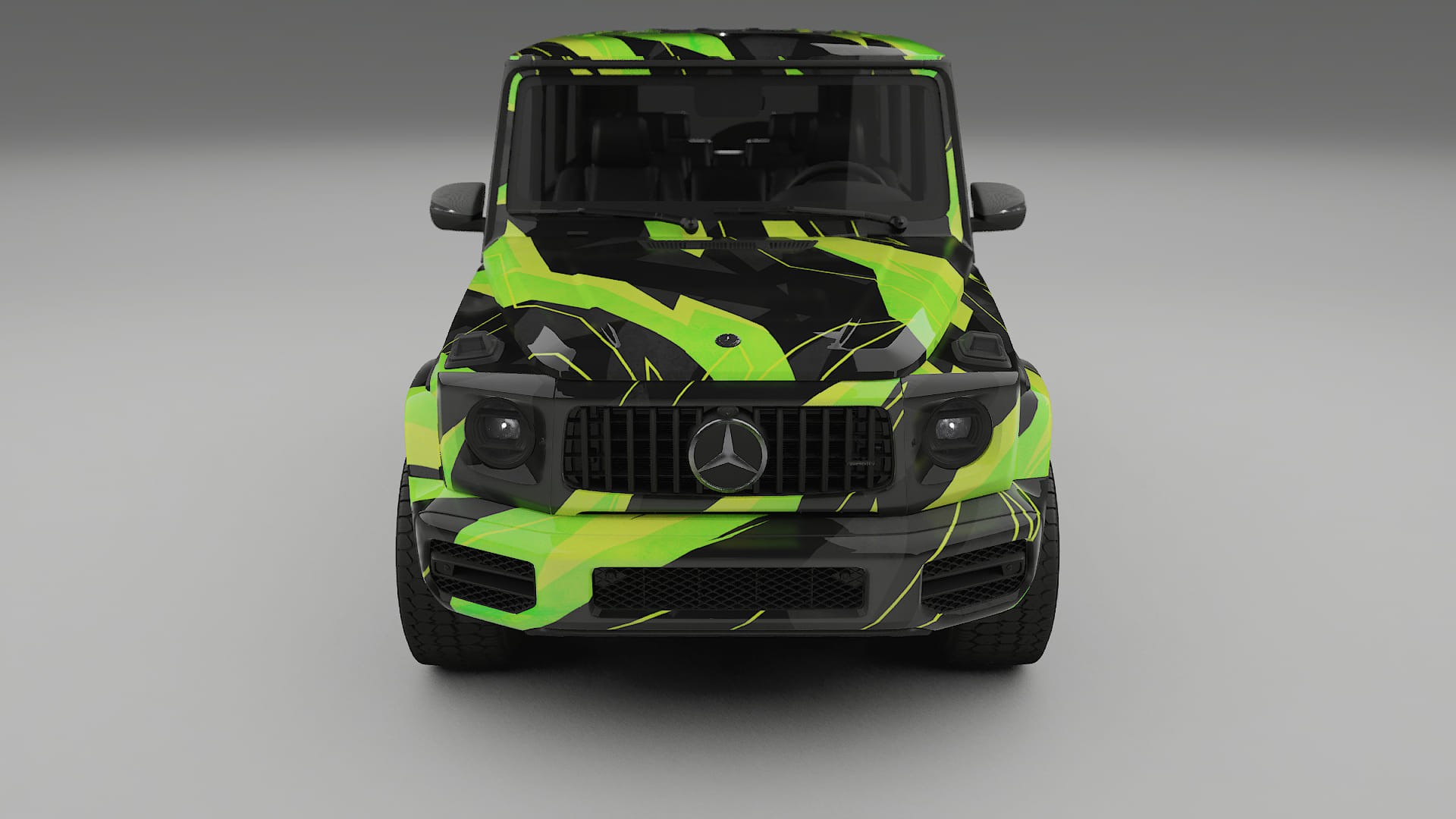 Mercedes G63 AMG W463A NINJA TURTLES – Tervezett Wrap PPF készlet nyomtatható poliuretán fóliából
