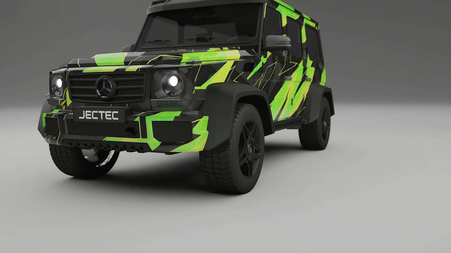 Mercedes G-class 4x4 W463 NINJA TURTLES – Tervezett Wrap PPF készlet nyomtatható poliuretán fóliából