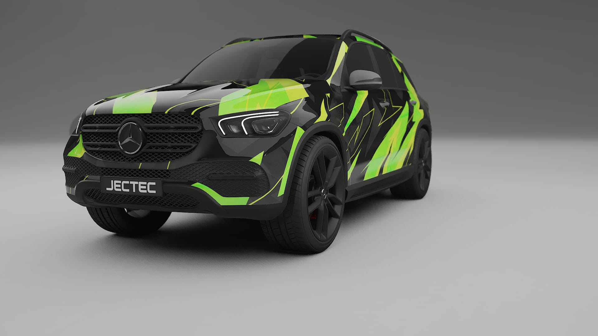 Mercedes GLE W167 NINJA TURTLES – Tervezett Wrap PPF készlet nyomtatható poliuretán fóliából