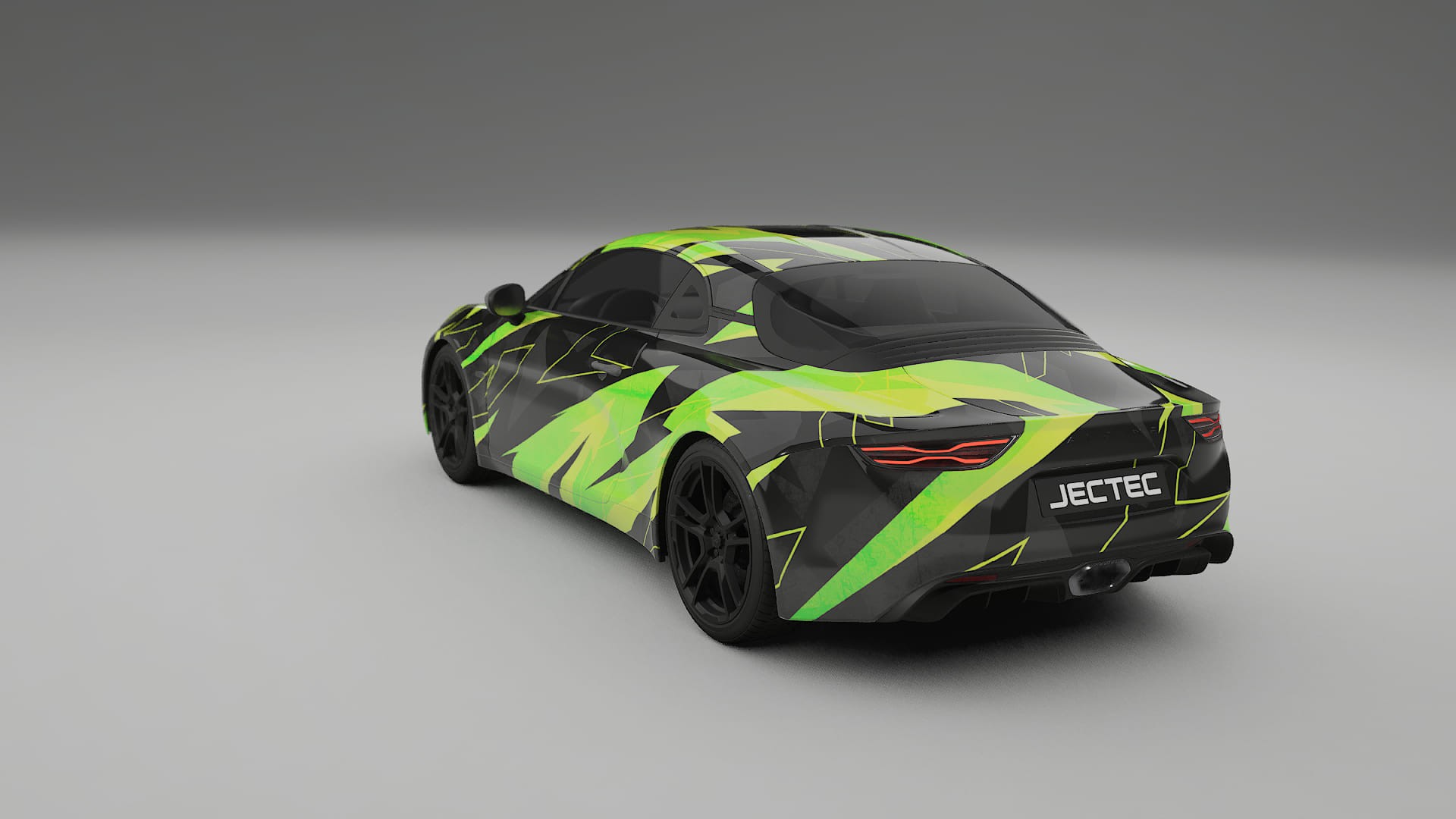Renault Alpine A110 NINJA TURTLES – Tervezett Wrap PPF készlet nyomtatható poliuretán fóliából