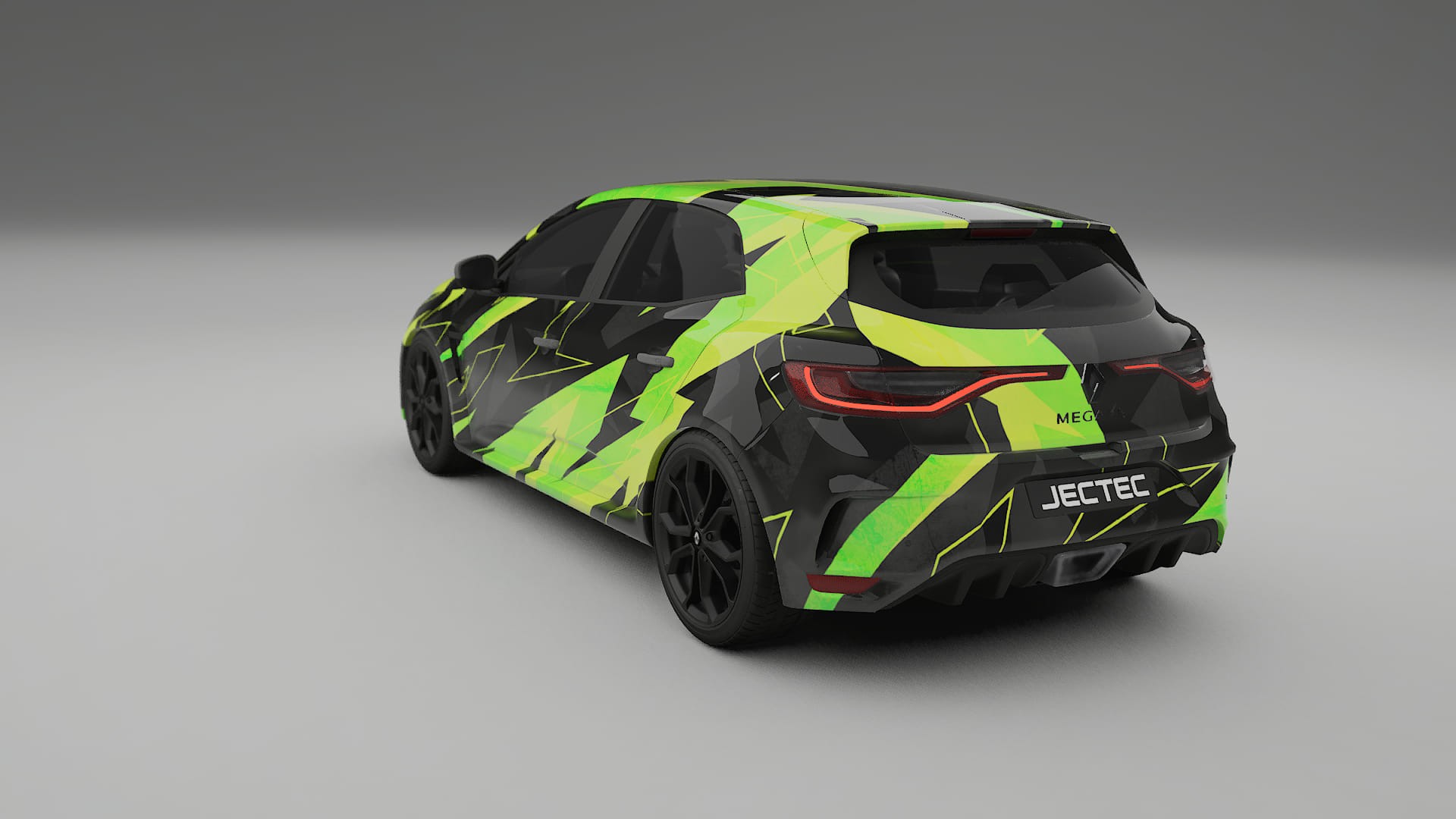 Renault Megane RS IV NINJA TURTLES – Tervezett Wrap PPF készlet nyomtatható poliuretán fóliából