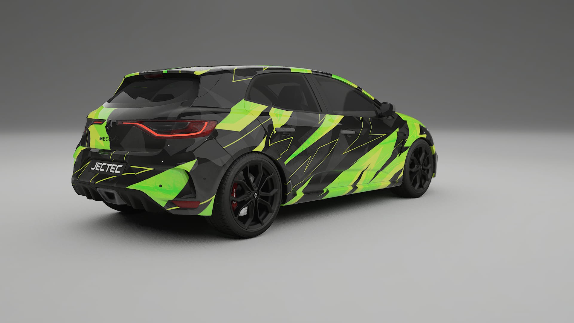 Renault Megane RS IV NINJA TURTLES – Tervezett Wrap PPF készlet nyomtatható poliuretán fóliából