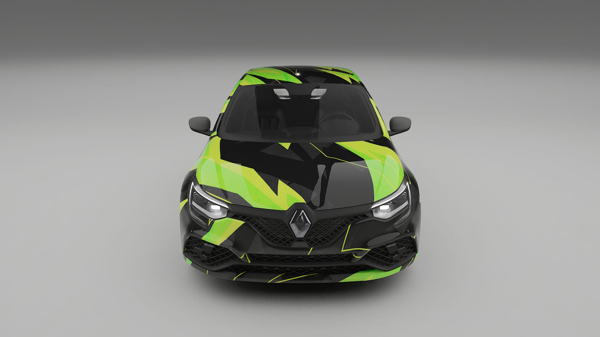 Renault Megane RS IV NINJA TURTLES – Tervezett Wrap PPF készlet nyomtatható poliuretán fóliából