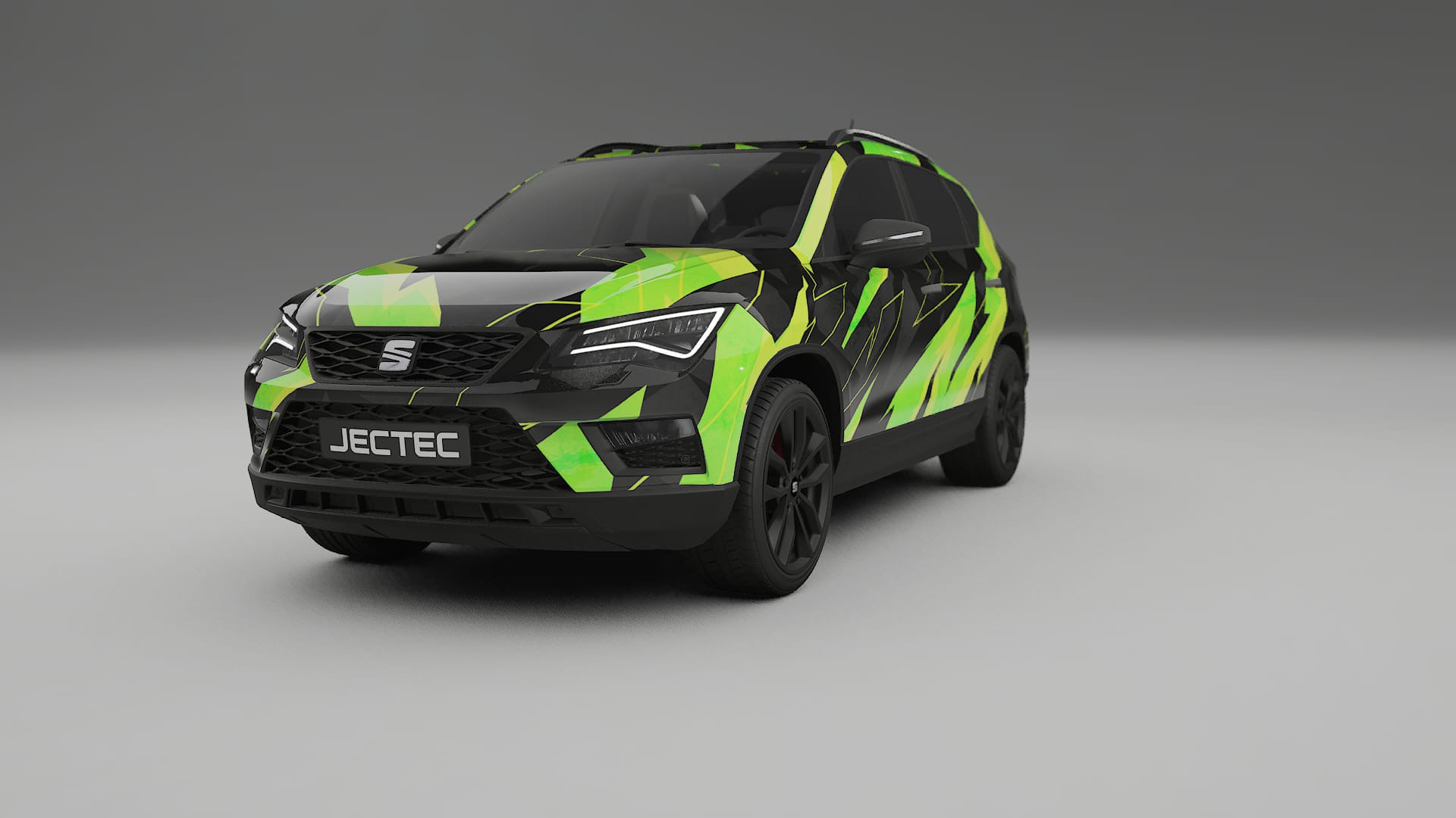 Seat Ateca KH7 NINJA TURTLES – Tervezett Wrap PPF készlet nyomtatható poliuretán fóliából
