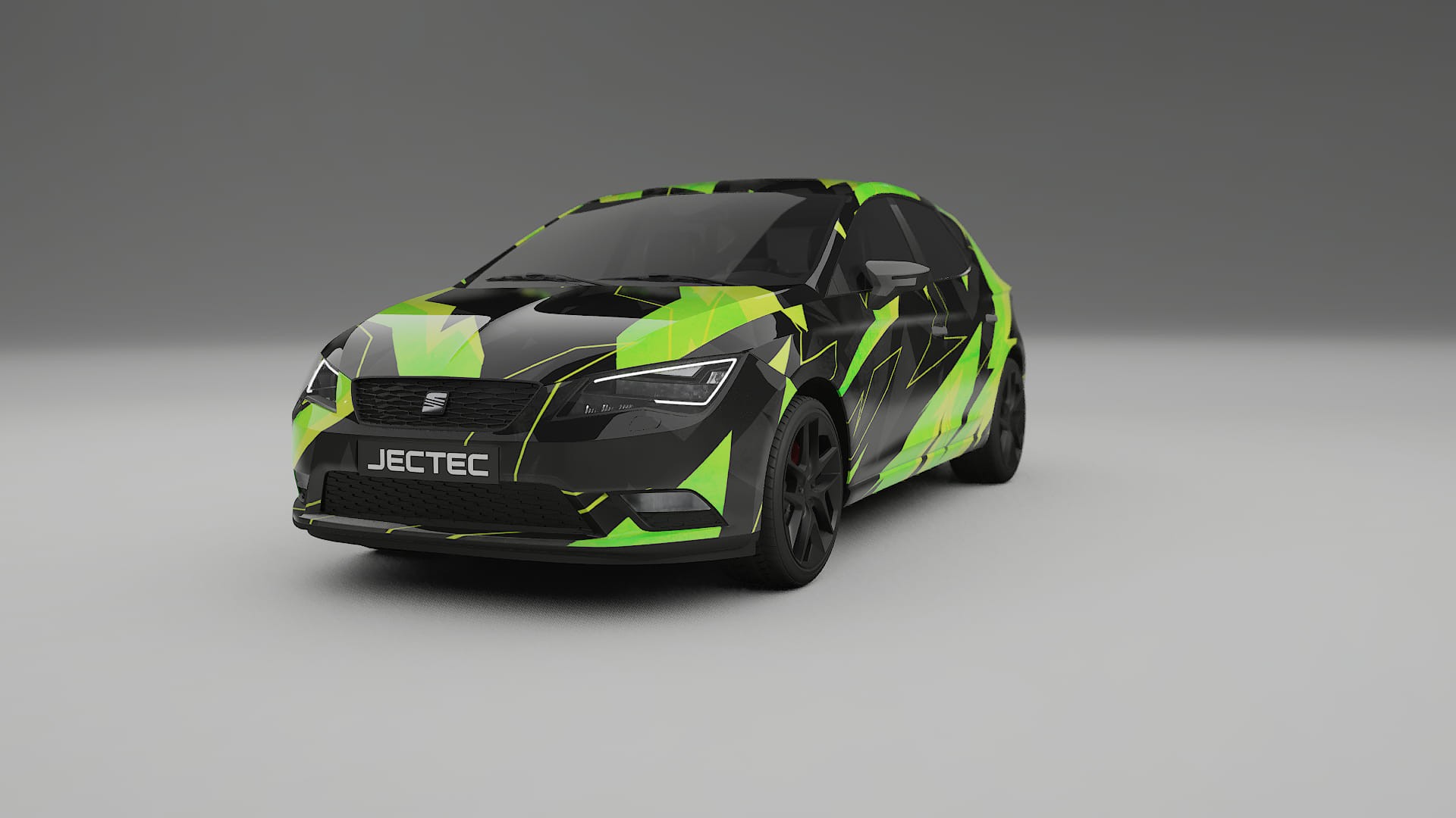 Seat Leon FR 5F NINJA TURTLES – Tervezett Wrap PPF készlet nyomtatható poliuretán fóliából