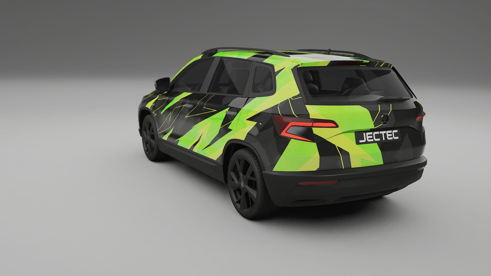 Škoda Karoq NU7 NINJA TURTLES – Tervezett Wrap PPF készlet nyomtatható poliuretán fóliából