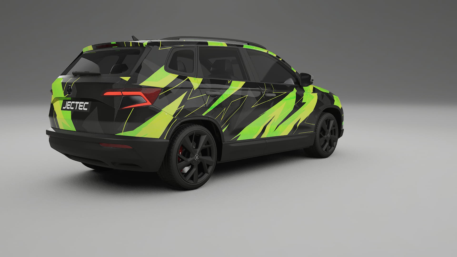 Škoda Karoq NU7 NINJA TURTLES – Tervezett Wrap PPF készlet nyomtatható poliuretán fóliából