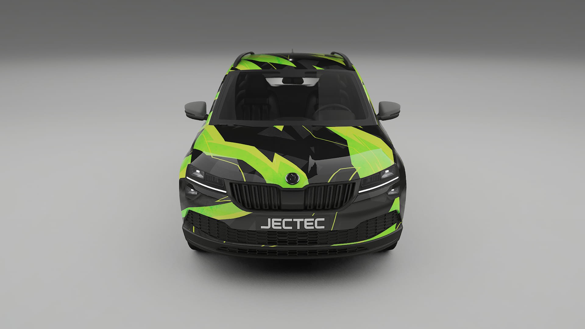 Škoda Karoq NU7 NINJA TURTLES – Tervezett Wrap PPF készlet nyomtatható poliuretán fóliából